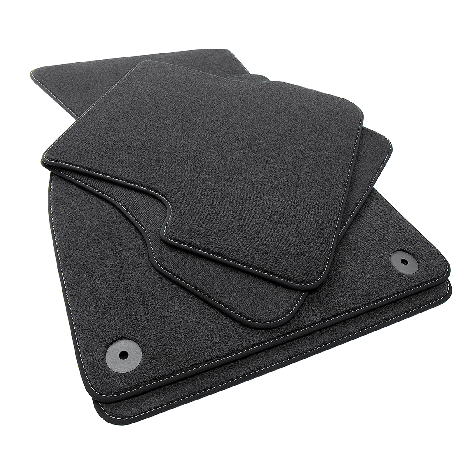 Juego De 4 Alfombrillas De Terciopelo Negro Para Audi A6 4B C5 Avant Y S-Line (1998-2005) – Ajuste Perfecto, Marca Tuning-art