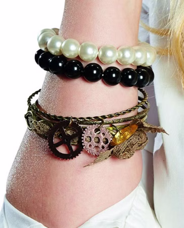 Steampunk Armreifen Kostüm Accessoires Armband Viktorianisch Gothic Fasching
