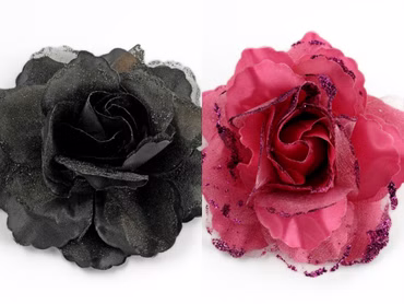 Kostüm Accessoires Blume Blüte Rose m Clips Spanierin Flamenco Hippie
