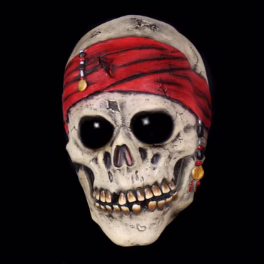 Maske Geister Pirat Piratenschädelmaske Ghost Schädel Halloween Karneval