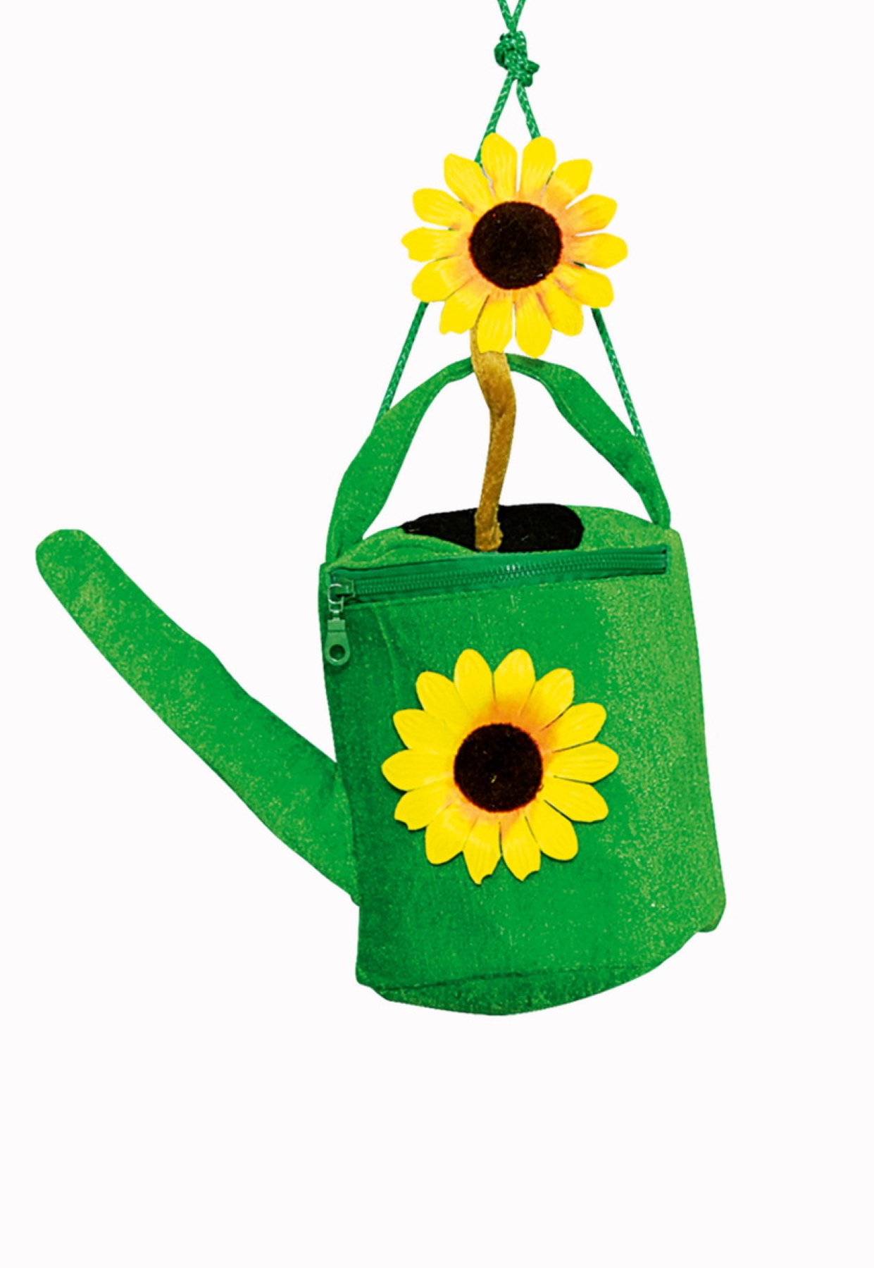 Kostüm Accessoires Gießkannen Tasche grün Hippie Gärtner Karneval Fasching