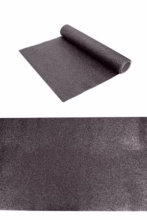 Halloween Tischdeko Tischband Tischläufer schwarz orange Glitzer 30 cm x 500 cm