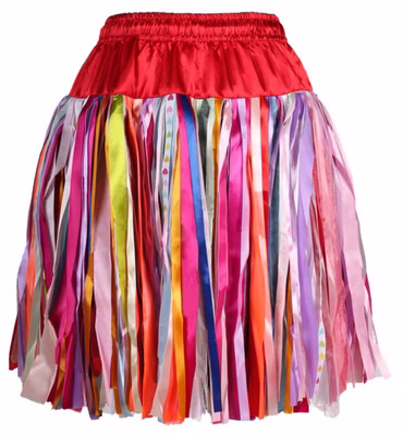Kostüm Petticoat Tüllrock mix of colours Tutu Tütü bunter Rock Karneval Fasching