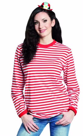 Ringelhemd Langarm Streifen Shirt Ringelshirt Matrose Clown Köln Karneval