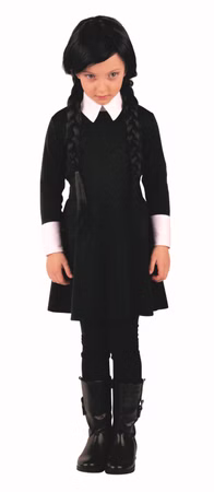 Kinder Gothic Girl Kostüm Wendy Gr.140 152 164 Rollenspiele Halloween Cosplay
