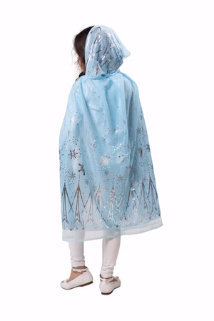 Prinzessin Cape Mädchen Umhang m Kapuze rosa oder blau Märchen Karneval Fasching