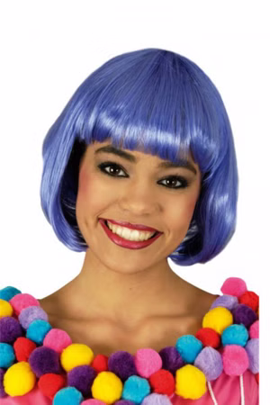 Foxy Perücke Pagenschnitt 6 Farben Bob Page Bobfrisur Pagenperücke Karneval