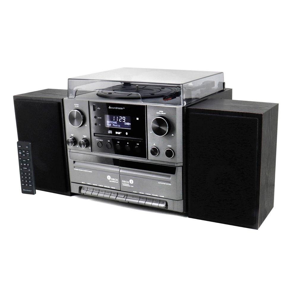 B-WARE Soundmaster MCD5600SW Stereoanlage mit Plattenspieler VOLLE GEWÄHRLEISTUNG!