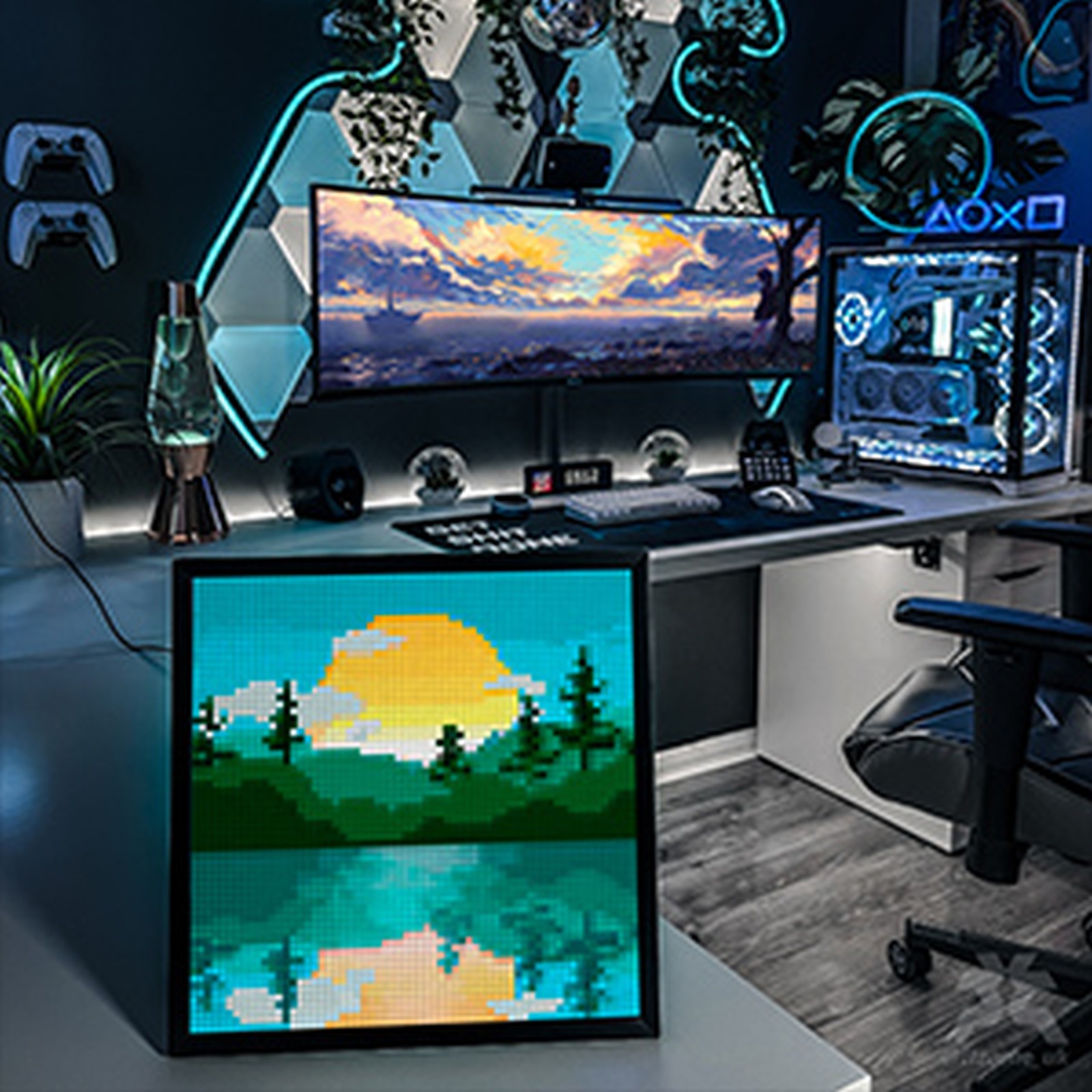 Divoom App Pixelart Community Galerie – tausende Designs für den Divoom Pixoo 64 herunterladen und anzeigen