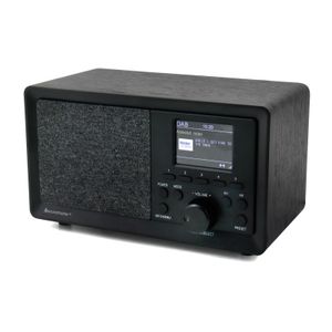 Soundmaster DAB350SW Digitalradio DAB+ UKW-RDS USB Farbdisplay dimmbar & abschaltbar Weckerfunktion Einschlaffunktion