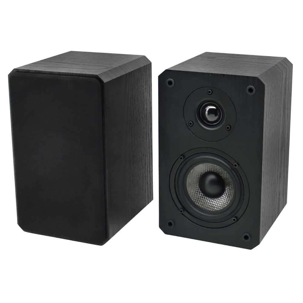 Soundmaster LS5050SW HiFi Regallautsprecher – Kompakte 2-Wege Bass-Reflex autsprecher für kraftvollen Sound