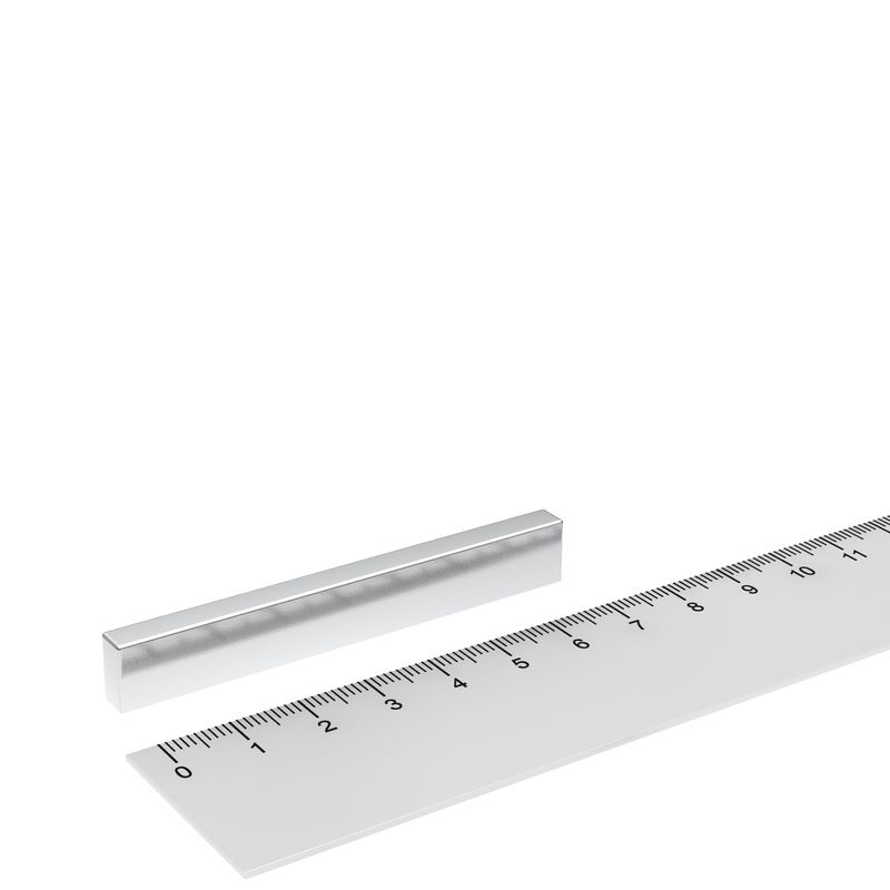 Quadermagnet 48,8x23,4x6,53mm Neodym N35 ummantelt
