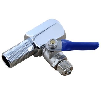 3/8" Wasseranschluss mit Absperrhahn für Wasserfilter