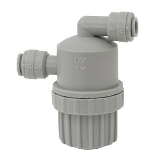 Mini Sieb Wasserfilter für 1/4 Zoll Schlauch Kühlschrank Umkehrosmose
