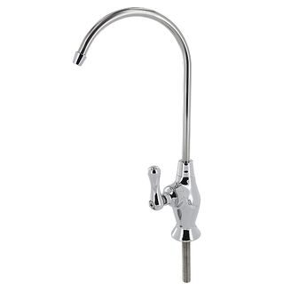 Wasserhahn Messing verchromt mit Drehgriff in Tropfenform