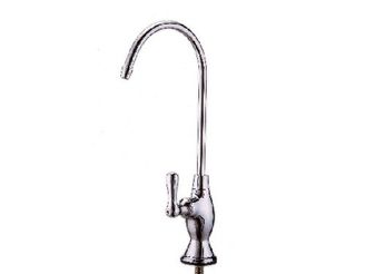 Wasserhahn Messing verchromt mit Drehgriff in Retrostil