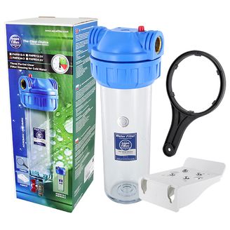 Filtronix 10" Wasserfilter Filter Gehäuse Filtergehäuse 3 Teilig