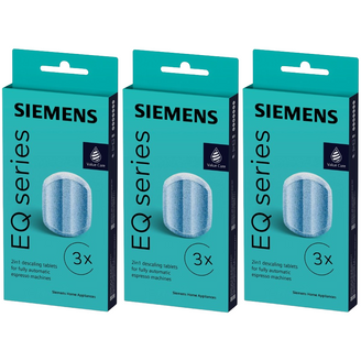 3 x Siemens 2in1 Entkalkungstabs TZ80002, TZ80002A, TZ80032A