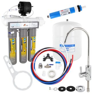 New Line Wasseraufbereitungsanlage Umkehr Osmose mit Permeatpumpe
