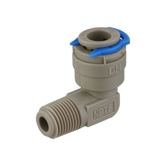 DM Winkel Fitting mit 1/8" NPTF Gewinde für 1/4" Schlauch 