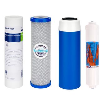 4 Teiliger Ersatzfilter Set für Umkehr Osmose Anlagen