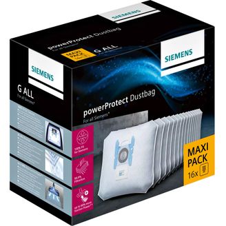 Siemens Bosch Maxi-Pack 16 Staubsaugerbeutel powerProtect G ALL 17002855 VZ16GALL 