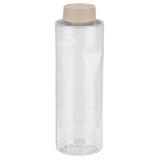 Premium Trinkflasche klar 0,8L aus Tritan, Sport Trink Flasche Wasserflasche BPA frei