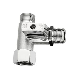 Filtronix 3/8" mini Anschluss mit Absperrhahn für 3/8" Panzerschläuche