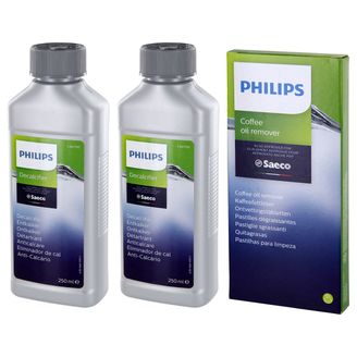 Philips Saeco Set 2 x Entkalker CA6700, 1 x Kaffeefettlöser CA6704