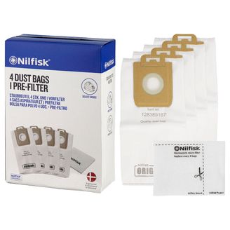Nilfisk Staubbeutel 128389187 mit Filter