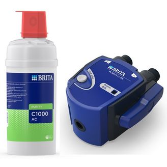 Wasserfilter Set Brita PURITY C1000 AC 1002063 gegen PFAS mit Filterkopf