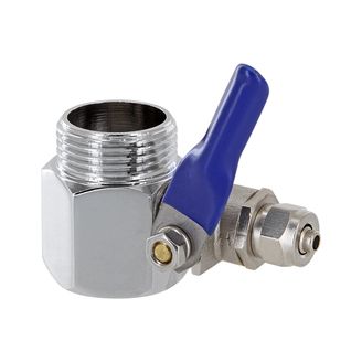 3/4" Wasseranschluss für Kühlschrank mit Absperrhahn (Metall)