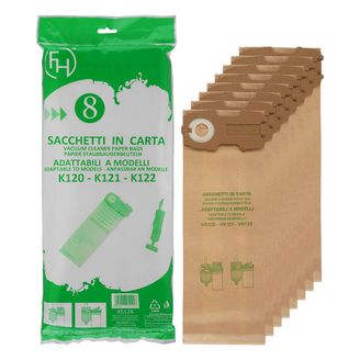 Filterhaus Papier Staubbeutel passend für Vorwerk Kobold VK120 VK121 VK122