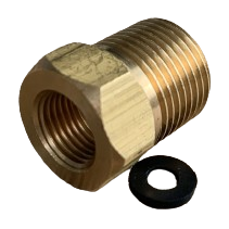 Carbonit Wasserhahn Adapter 7/16" für 3/8" Schlauch