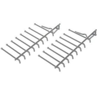 Siemens Bosch Klappstachel Unterkorb, hinten rechts, silber 00657863 657863