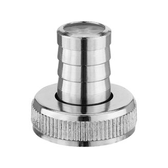 Schlauchtülle Messing verchromt 3/4" IG x 1/2" Schlauchanschluss