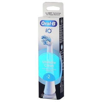 Oral-B iO Ultimate Clean Aufsteckbürsten für elektrische Zahnbürsten weiß 2Stk.