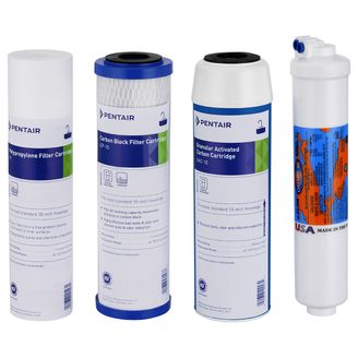 4 Teiliger Ersatzfilter Set für Umkehr Osmose Anlagen