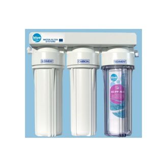 Universal Wasserfilter Küchenfilter untertisch dreistufig 10 Zoll