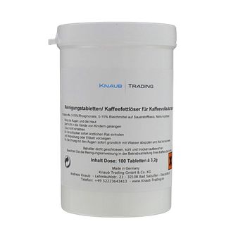 100 Reinigungstabletten für Kaffeemaschinen je 3,2g