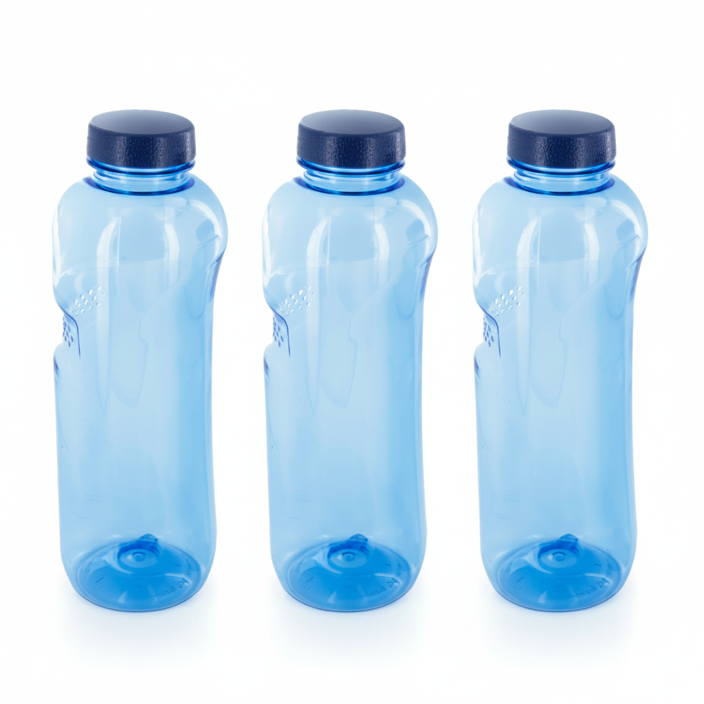 3 x Trinkflasche aus Tritan 0,75 Liter, geschmacksneutral ohne Weichmacher & BPA | Wasserstore