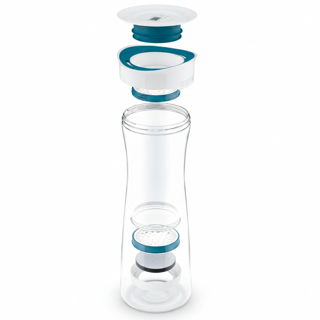Brita Wasserfilter-Karaffe fill&serve 1,3 L Mind white-graphite | Wasserstore