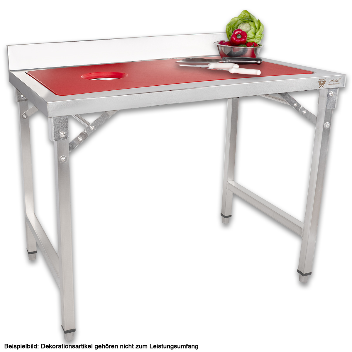 Beeketal 'BET-200' Gastronomie Edelstahl Arbeitstisch 200 x 59,5 cm auf Rollen - Gastro Edelstahltisch bis 150 kg belastbar mit Aufkantung, unterer Ablagefläche und 6 Rollen mit Feststellbremse Beeketal 'BET-200' Gastronomie Edelstahl Arbeitstisch 200 x 59,5 cm auf Rollen - Gastro Edelstahltisch bis 150 kg belastbar mit Aufkantung, unterer Ablagefläche und 6 Rollen mit Feststellbremse