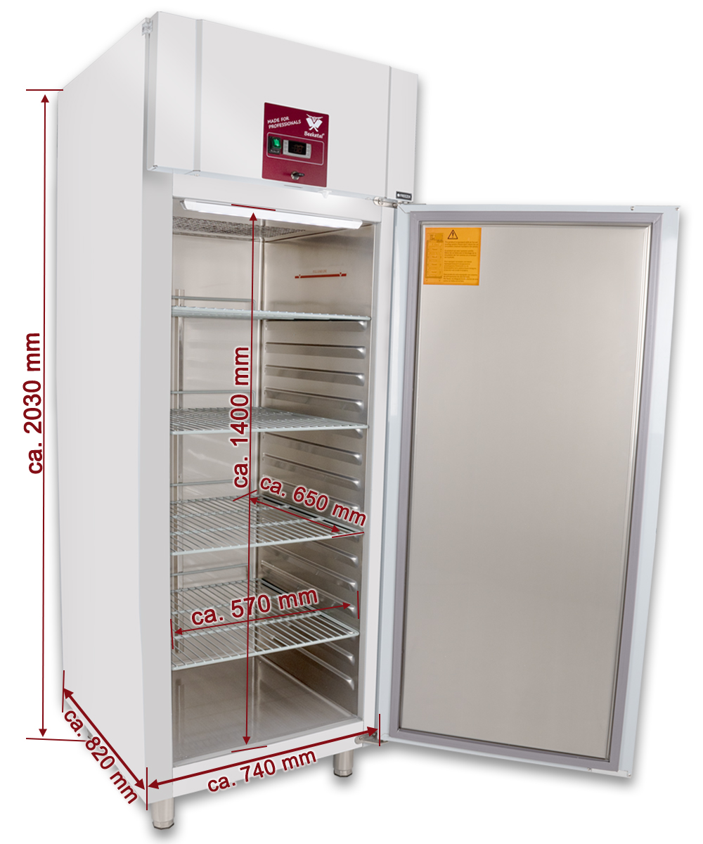 Beeketal Edelstahl Tiefkühlschrank Gefrierschrank