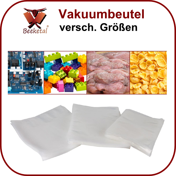Vakuumbeutel für Vakuumiermaschine versch. Größen 100 Stck