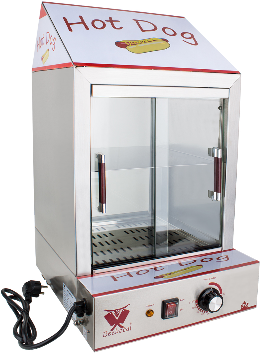 Hot Dog Maker 550W – 6L Edelstahlbehälter, 189 M Produktbild-Vorschau 2