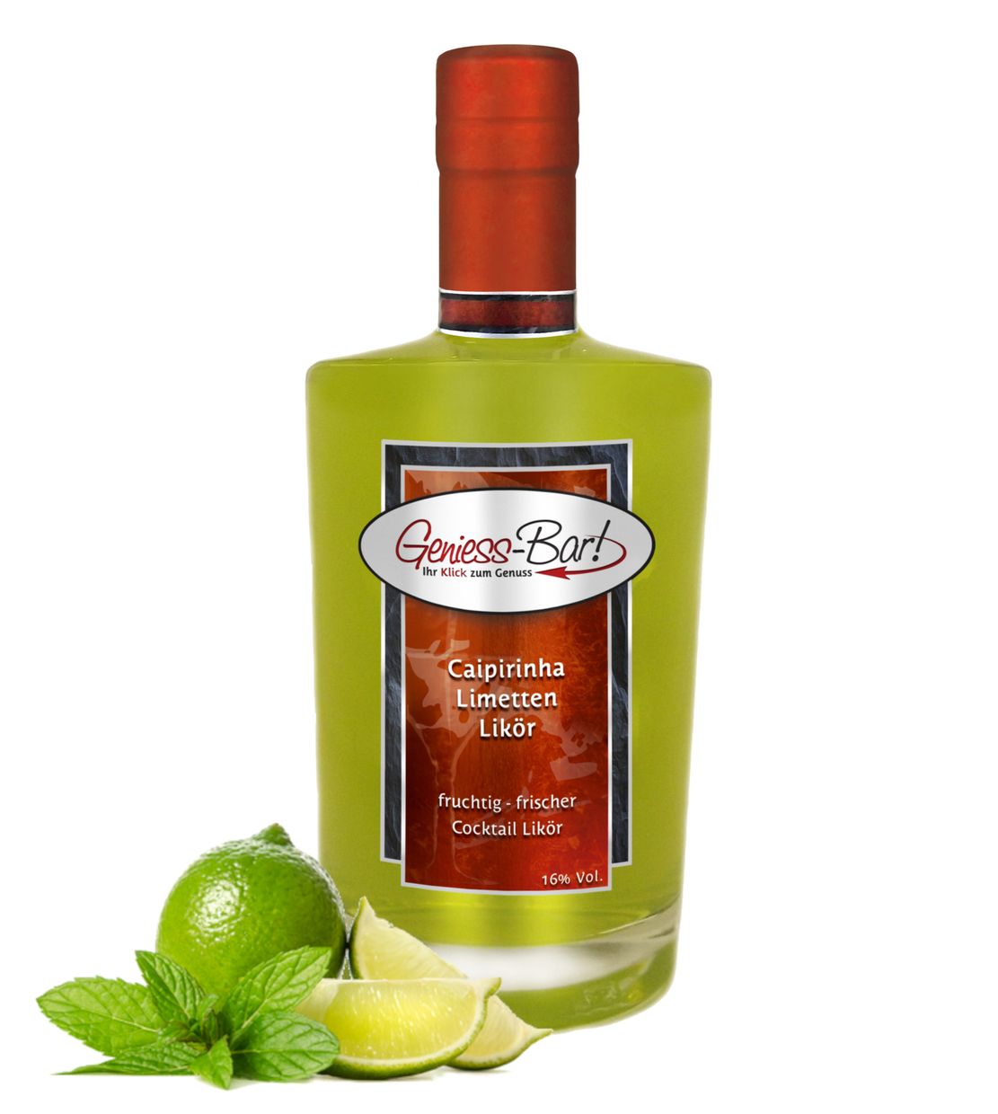 Caipirinha Limettenlikör 0,5L spritzig fruchtiger Cocktail Likör 16% Vol Amazon / Ebay