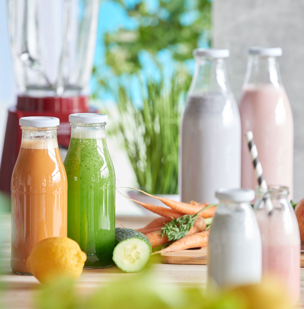 Milchflaschen 0,25L Smoothie Saft Flaschen 250ml leere Glasflaschen Deckel BPA frei