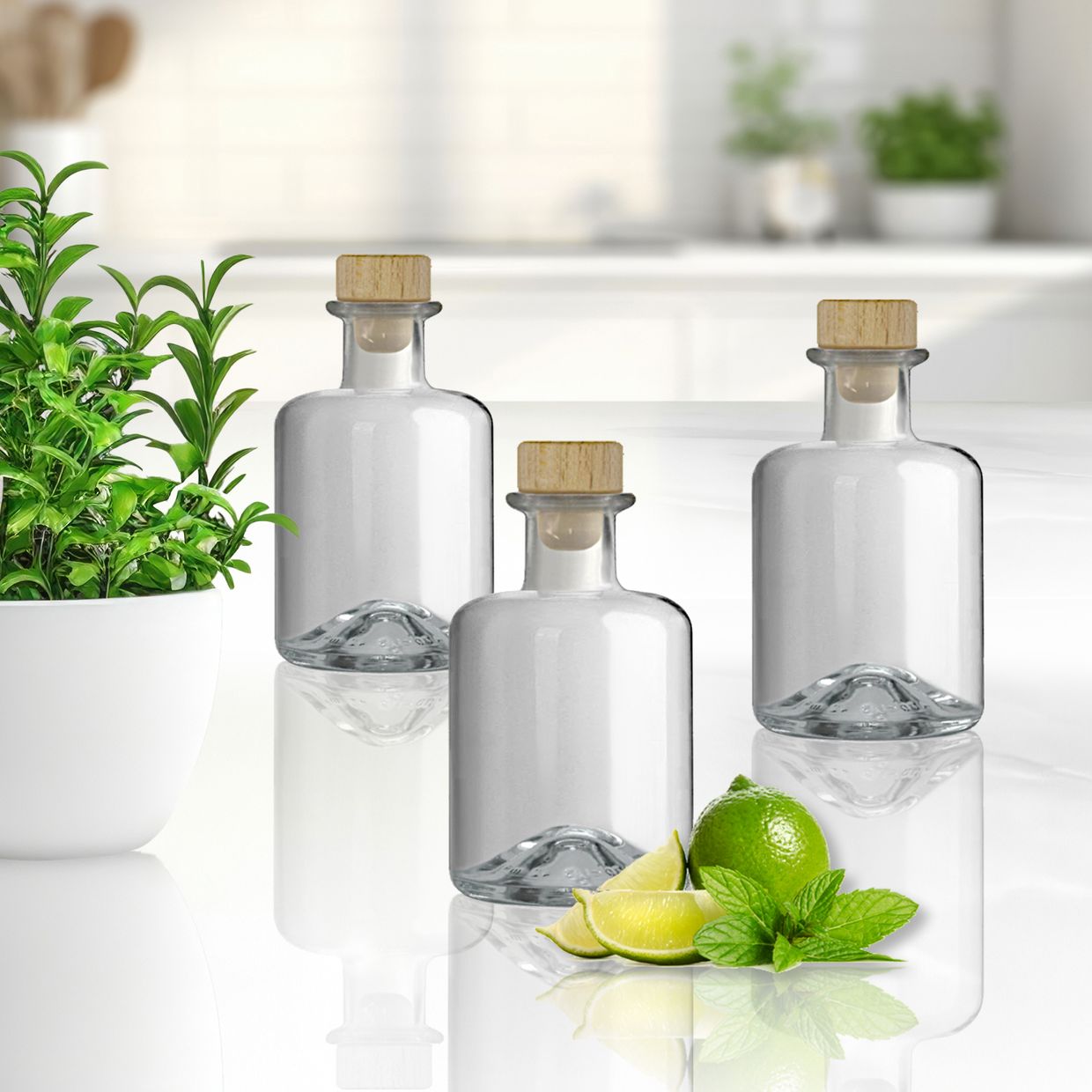 36-teiliges Glasflaschen-Set Für Proben – 2 Ml & 3 Ml, Inkl. Trichter & Tropfer, Für ätherische Öle & Parfüm