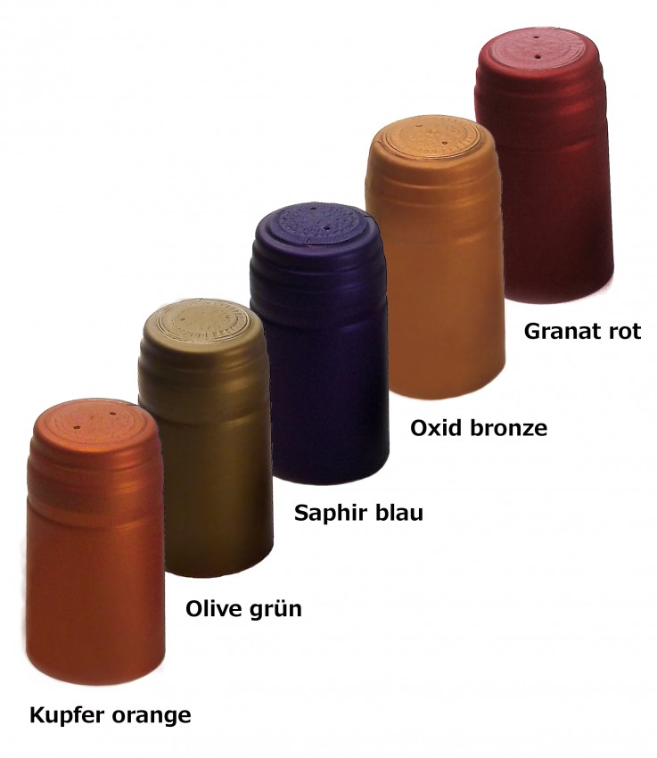 25x Schrumpfkapsel für Apothekerflasche Verschluss Kapsel Siegel schwarz Universalgröße Amazon/Ebay